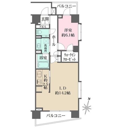 グルックハイム紀尾井町の物件間取画像
